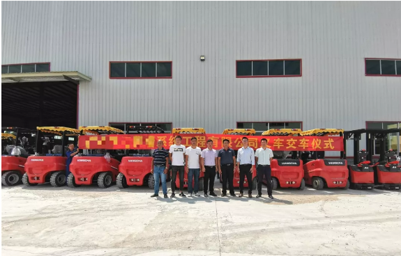 逆天了！杭叉交付某工程企業(yè)數十臺車(chē)